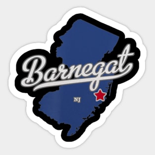 Barnegat New Jersey Nj Map Sticker